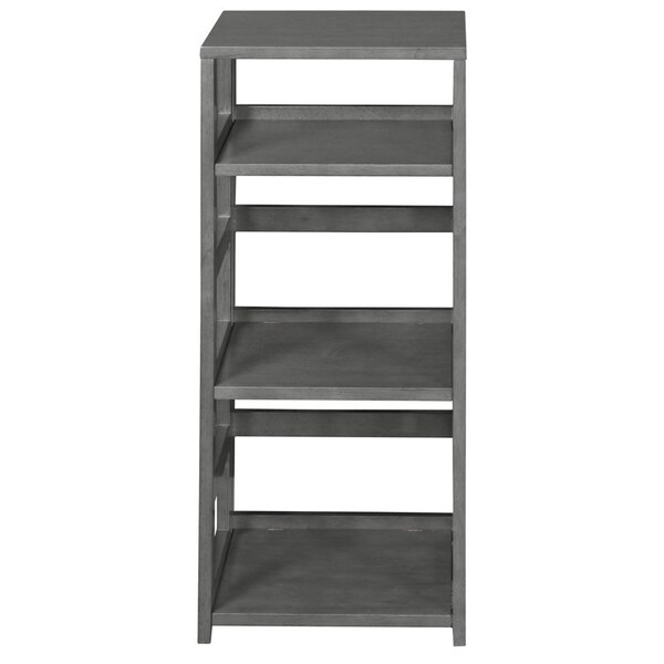 Regency Regency Flip Flop 34 in. High Square Folding Bookcase- Grey - FFSQ3412GY