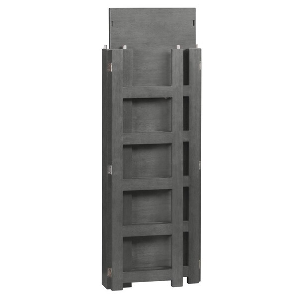 Regency Regency Flip Flop 34 in. High Square Folding Bookcase- Grey - FFSQ3412GY