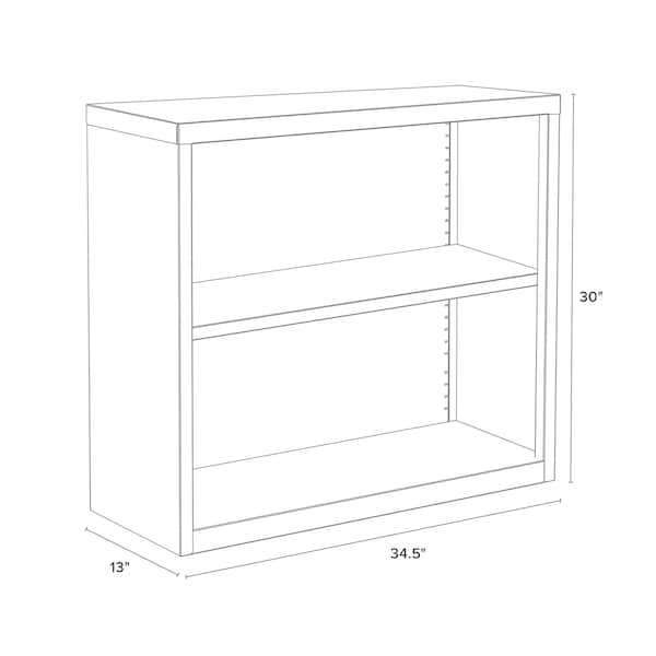 Hirsh Bookcase, 30" H, 13" D, 34 1/2" W, Putty - 21986