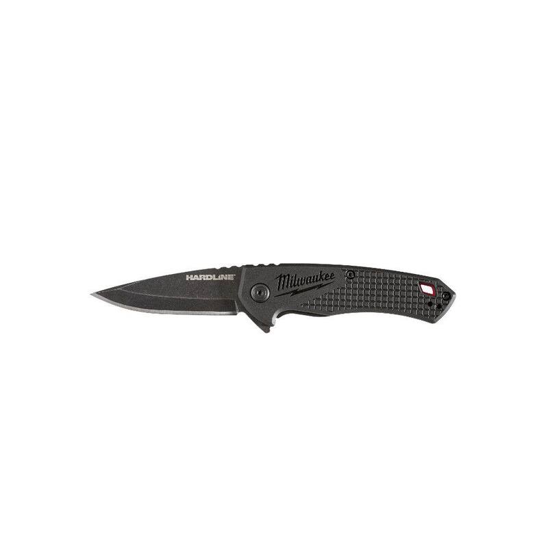 Milwaukee 2.5 in. Hardline D2 Steel Smooth Blade Pocket Folding Knife - 48-22-1997