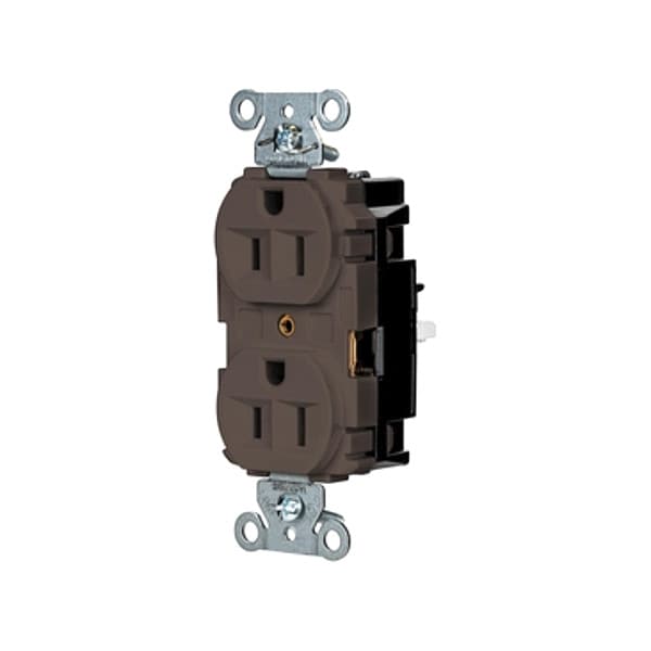 Hubbell Receptacle, 1/2 hp, 125V AC, NEMA 5-15R - 5262ST