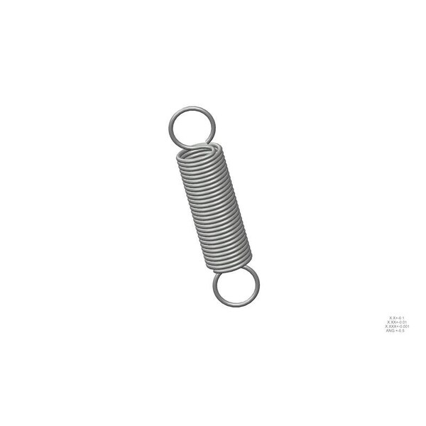 Approved Vendor Extension Spring, O=1.000, L= 4.50, W= .095 - G009967240