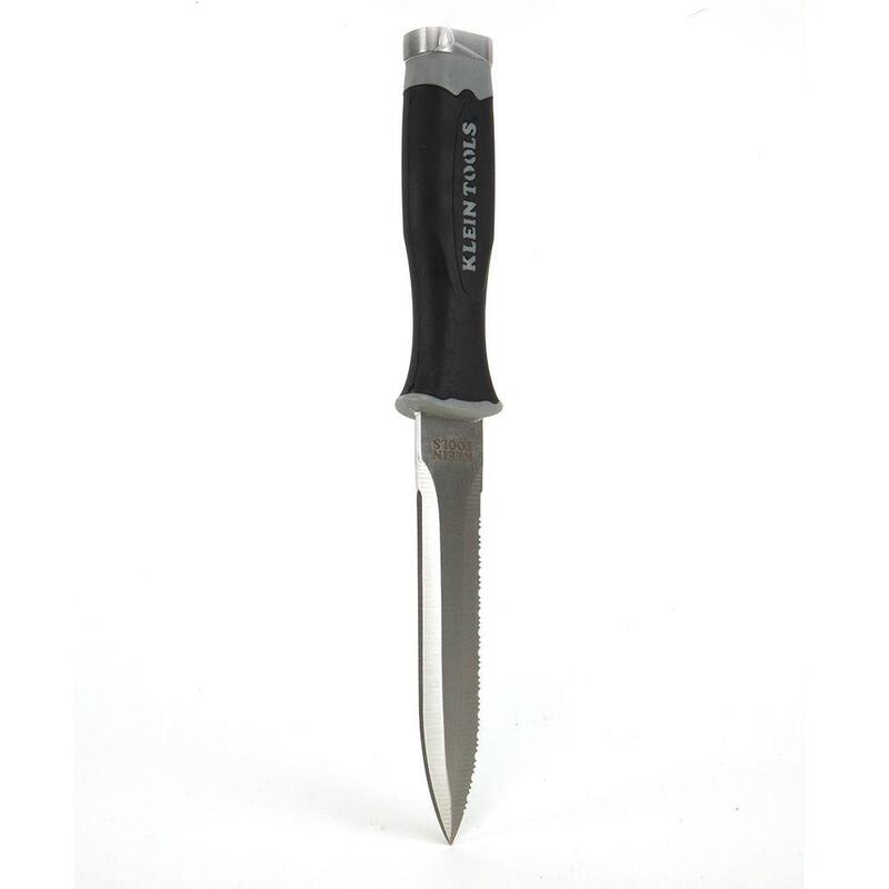 Klein Tools 10-3/4 in. Serrated Duct Knife with 5-1/2 in. Blade - DK06