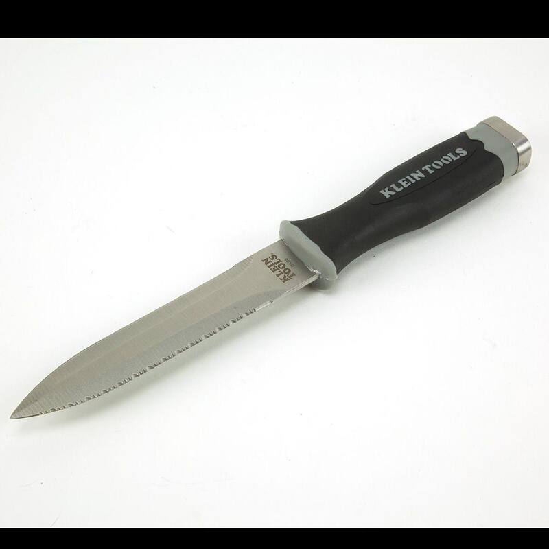 Klein Tools 10-3/4 in. Serrated Duct Knife with 5-1/2 in. Blade - DK06
