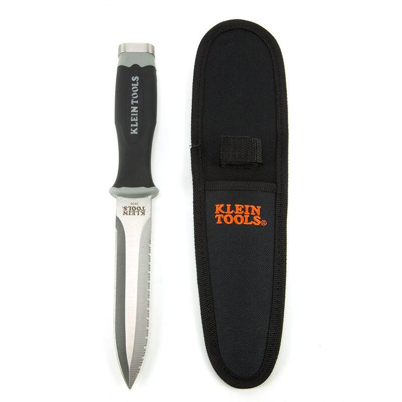 Klein Tools 10-3/4 in. Serrated Duct Knife with 5-1/2 in. Blade - DK06