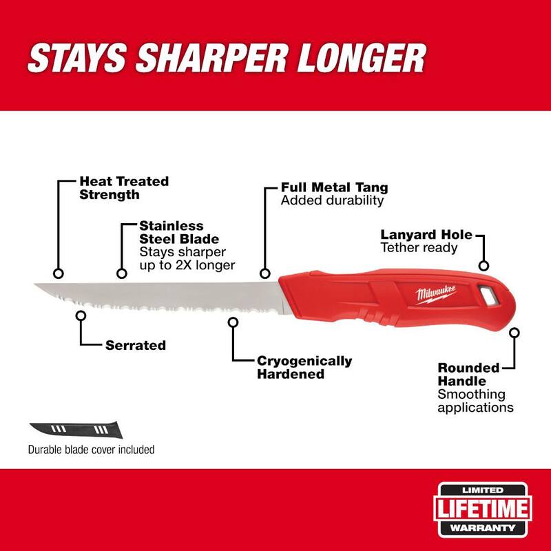 Milwaukee Serrated Blade Insulation Knife - 48-22-1922