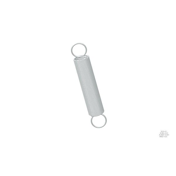 Approved Vendor Extension Spring, O=1.125, L= 6.50, W= .085 - G509968877