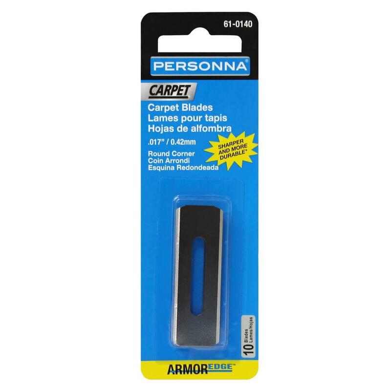 Personna Round Corner Slotted Blades (10-Pack) - 61-0140-EACH