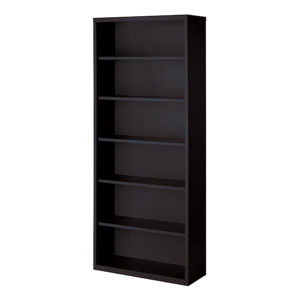 Hirsh Bookcase, 82" H, 13" D, 34 1/2" W, Black - 21999