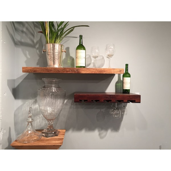 Elk Studio Vino Medium Shelf with Glass Display 24 inch - SHLF07
