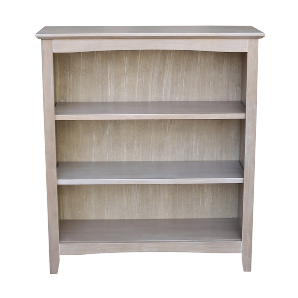 International Concepts Shaker Bookcase, 36"H, Washed Gray Taupe - SH09-3223A