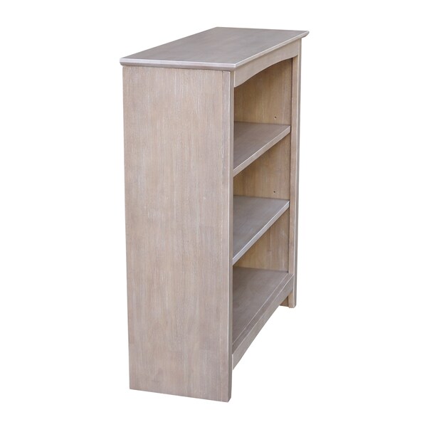 International Concepts Shaker Bookcase, 36"H, Washed Gray Taupe - SH09-3223A