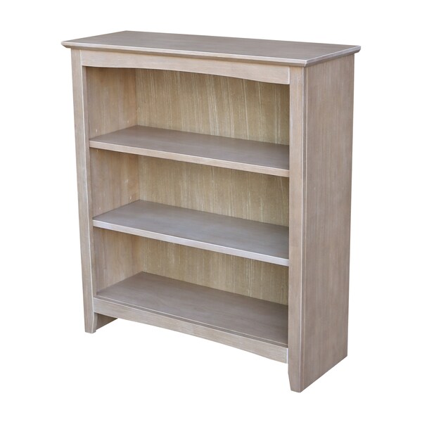 International Concepts Shaker Bookcase, 36"H, Washed Gray Taupe - SH09-3223A