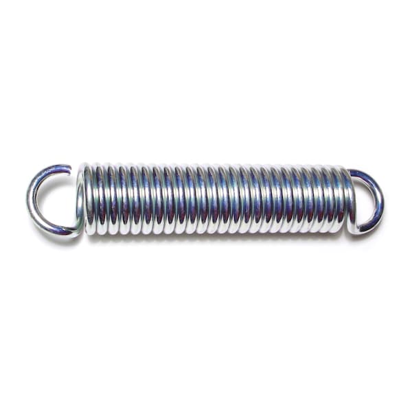 Midwest Fastener 1-3/8" x 0.224" x 7" Steel Extension Springs 2PK - 18581