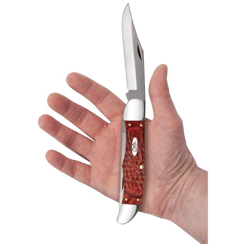 Unbranded Rosewood Standard Jig Folding Hunter Pocket Knife - FI00189