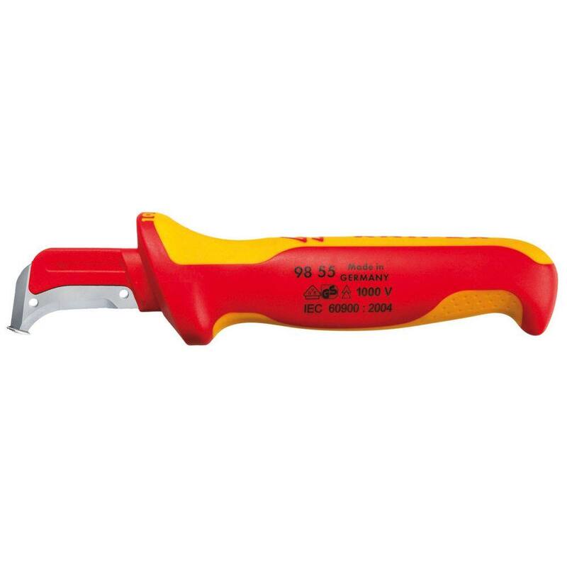 KNIPEX 1000-Volt Insulated Dismantling Knife - 98 55
