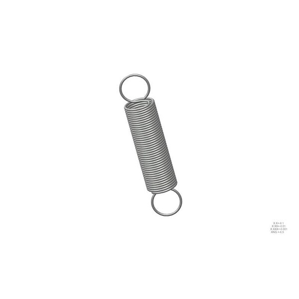 Approved Vendor Extension Spring, O=1.125, L= 5.50, W= .085 - G709968929