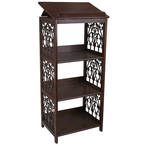 Design Toscano St. Thomas Aquinas Gothic Wooden Bookstand - BN1447
