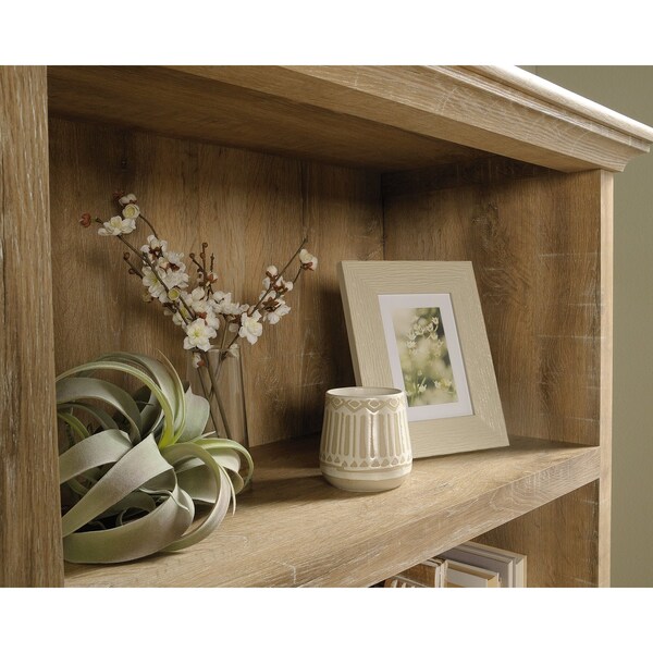 Sauder Garden Villa Tall Bookcase , Strong and lightweight panel construction for long lasting durability - 424106