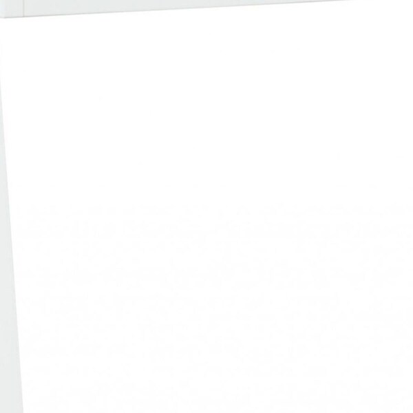 Homeroots 42 in. Bookcase with 3 Shelves, White - 380035
