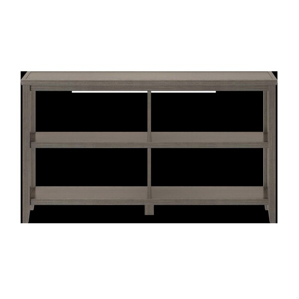 Homeroots 30 in. Bookcase with 2 Shelves in Washed Grey - 379941