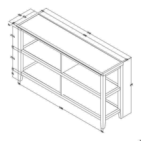 Homeroots 30 in. Bookcase with 2 Shelves in Washed Grey - 379941