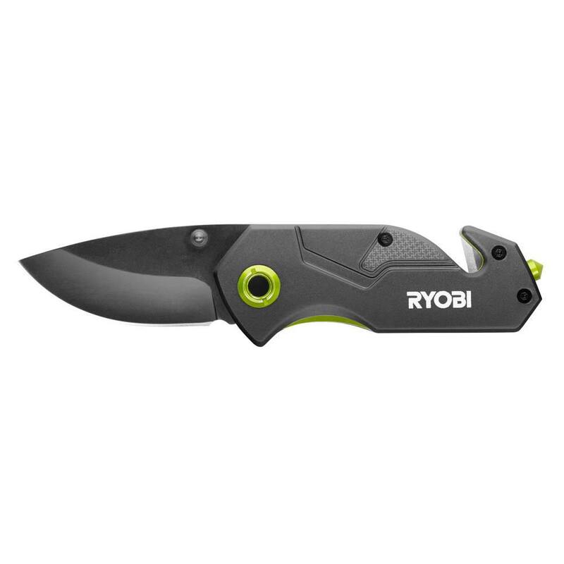 RYOBI Compact Folding Tactical Knife with 2.25 in. Blade - RFK25T