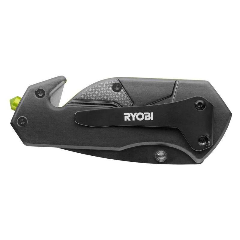 RYOBI Compact Folding Tactical Knife with 2.25 in. Blade - RFK25T
