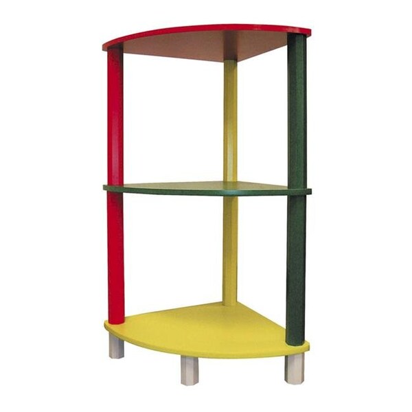 Ore Furniture Ore Furniture H-59A Kids 3-Tier Corner Shelf - H-59A