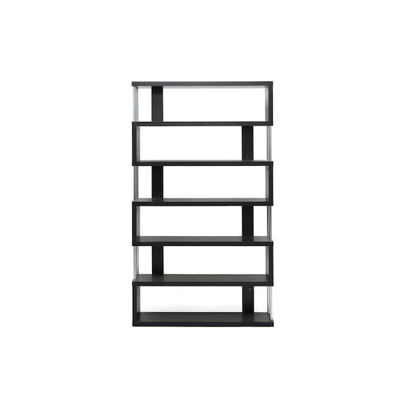 Made4Mattress FP-6D Barnes Dark Brown Six-Shelf Modern Bookcase - MA2688120