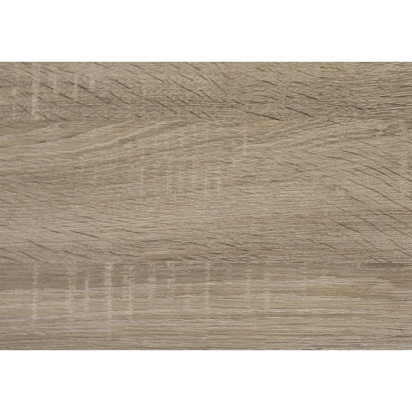Homeroots 72 in. Dark Taupe Particle BoardLaminate & MDF Corner Bookshelf - 332853