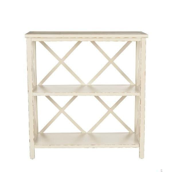 Safavieh Cooper Distressed Ivory Bookcase - AMH6536A