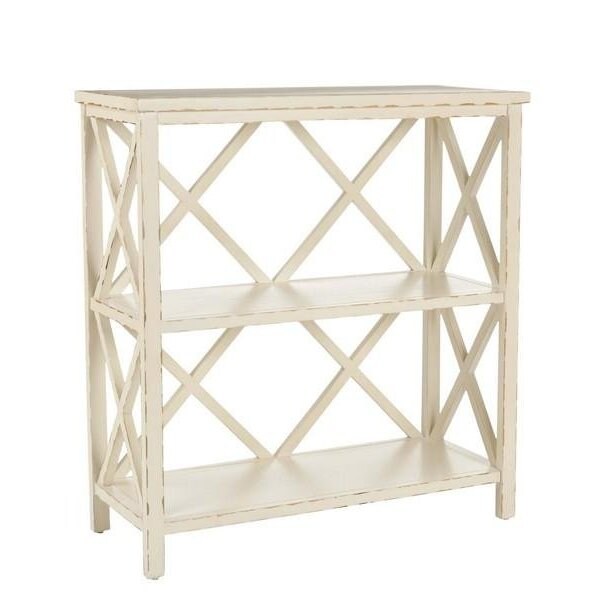 Safavieh Cooper Distressed Ivory Bookcase - AMH6536A