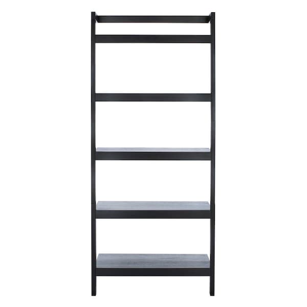 Safavieh Beauregard 5 Tier Leaning Etagere, Black - ETG9402D