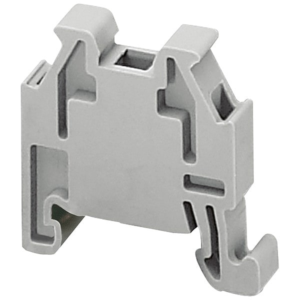 Square D End Bracket, TRR, Plastic, Clip-On Mount - NSYTRAAB15