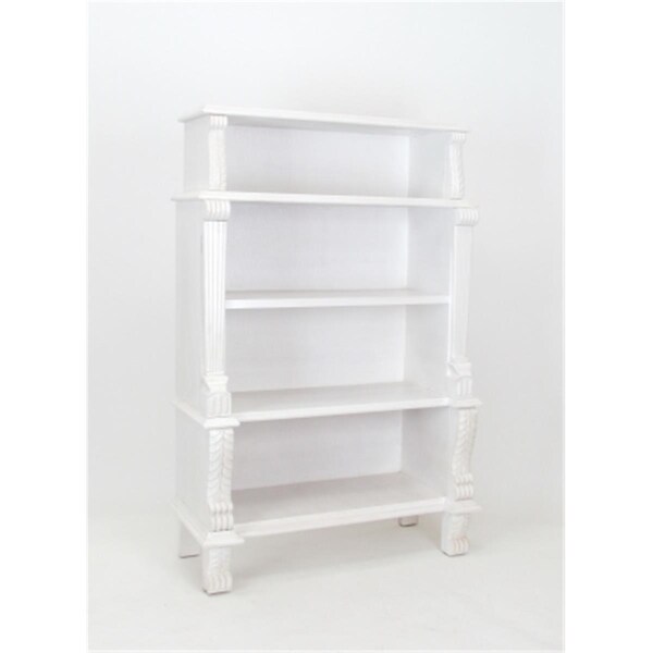 Wayborn Home Furnishing Classic Bookcase - Whitewash - 5693W