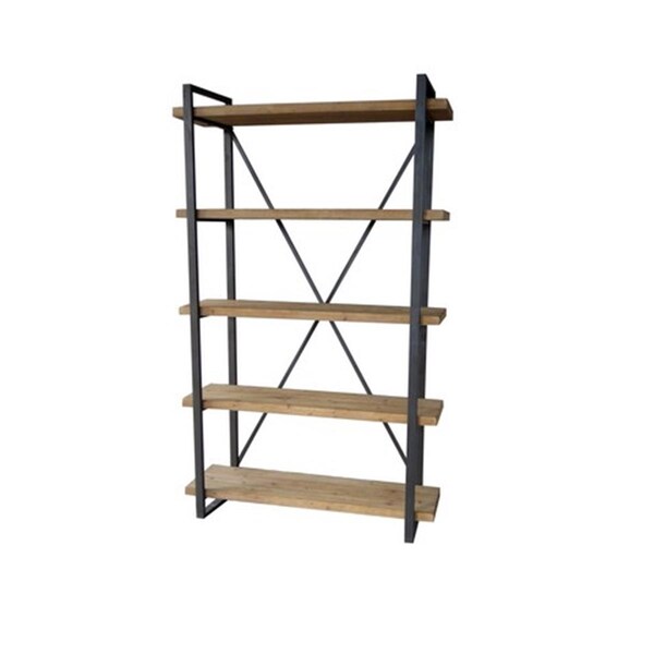 Moes Home Collection Lex 5 Level Shelf- Natural - HU-1086-24
