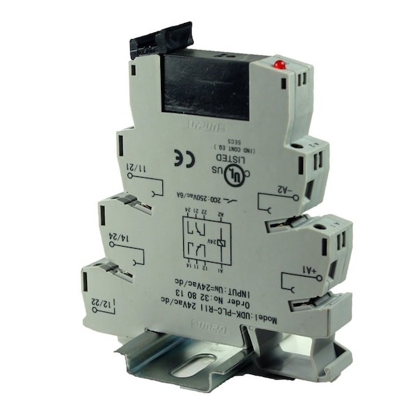Automation Systems Interconnect DIN Rail DB44 High Density Male Breakout Board, Male 44 Pin D-Sub To Terminal Block Interface Module - ASI328013