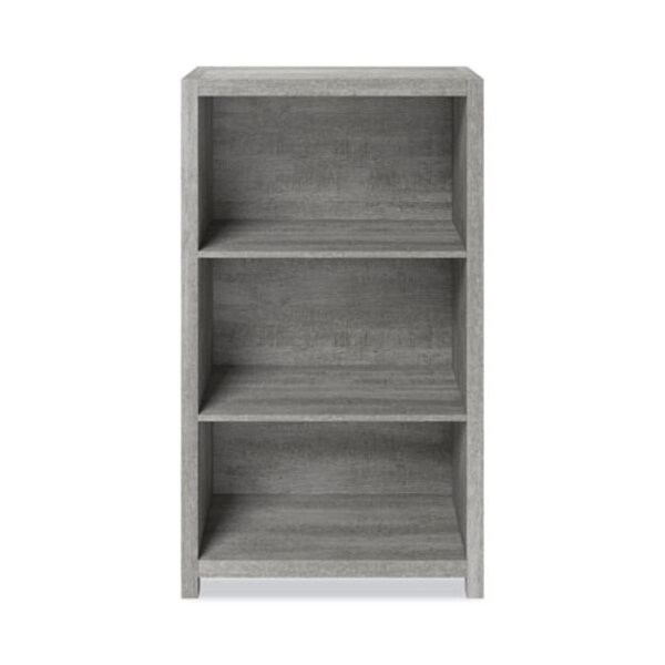 Kd Muebles De Comedor 48 in. 3 Shelf Bookcase, Smoked Ash - KD3215605