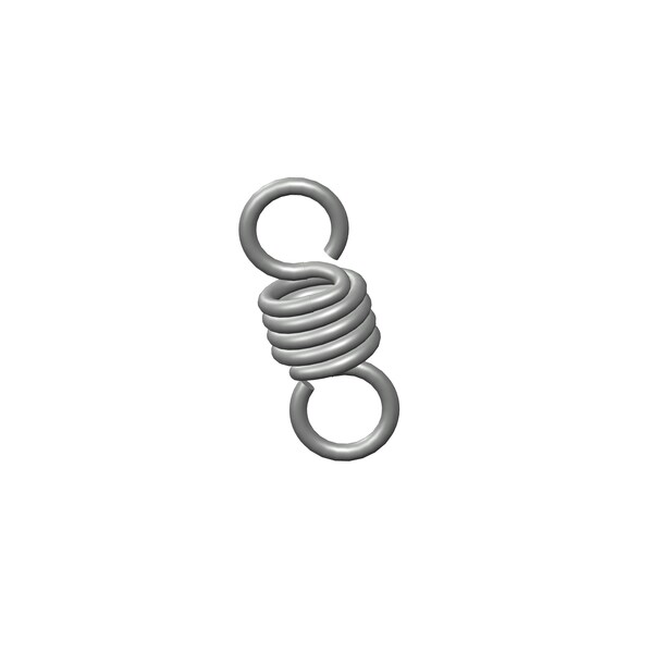 Approved Vendor Extension Spring, O= .500, L= 1.25, W= .080 S/U - G209971405