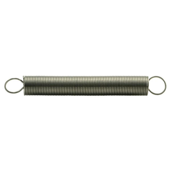 Midwest Fastener 1/4" x .02" x 2" 18-8 Stainless Steel Extension Springs 3PK - 38805