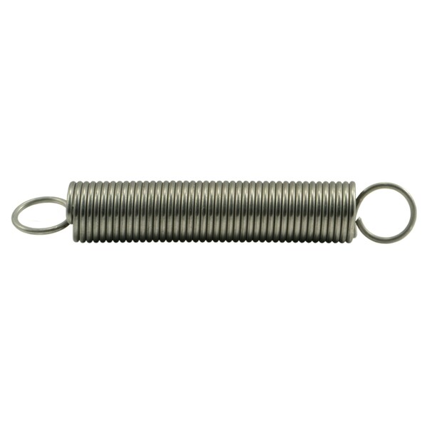 Midwest Fastener 3/4" x 0.080" x 5" 18-8 Stainless Steel Extension Springs 2PK - 38845
