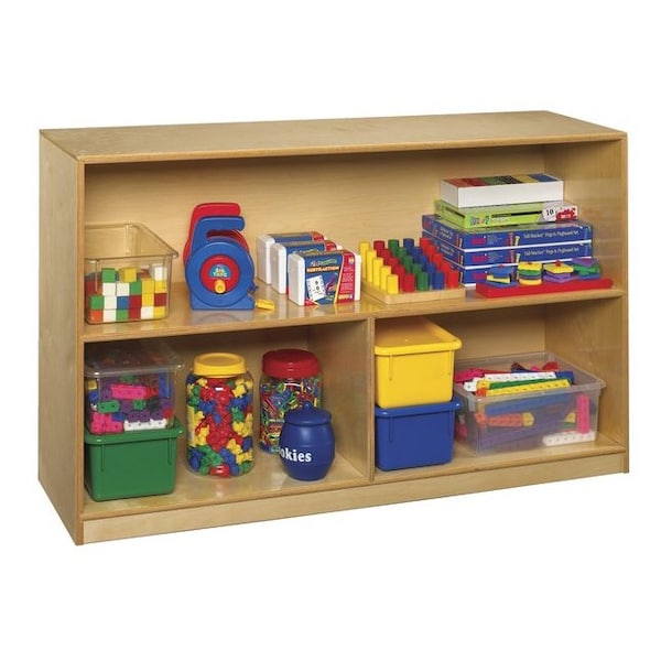 Childcraft Mobile Storage Unit, 3 Compartments, 47-3/4 x 14-1/4 x 30 Inches - 1335358