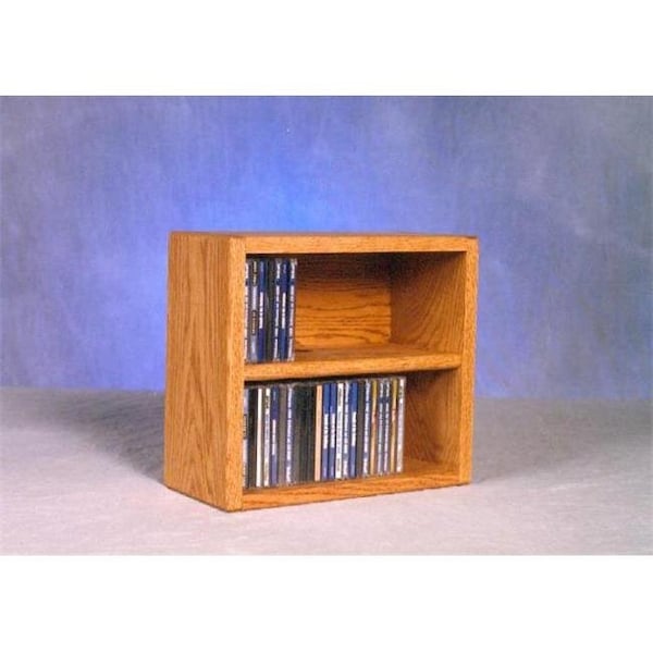 Wood Shed Wood Shed 203-1 Solid Oak desktop or shelf CD Cabinet - 203-1