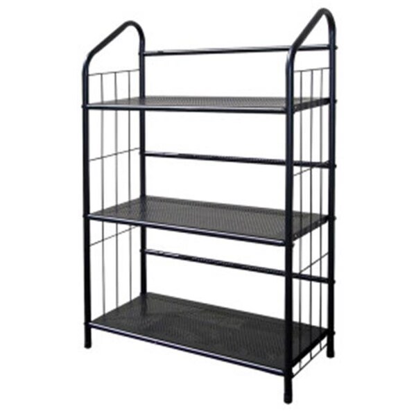 Ore Furniture Ore Furniture R597-3 3 Tier Metal Book Shelf - Black - R597-3