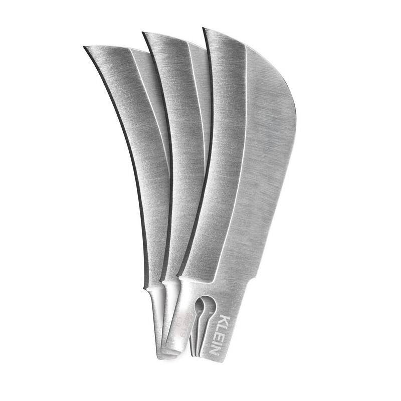 Klein Tools 2.5 in. Replacement Blade for Cable Skinning Utility Knife (3-Pack) - 44219