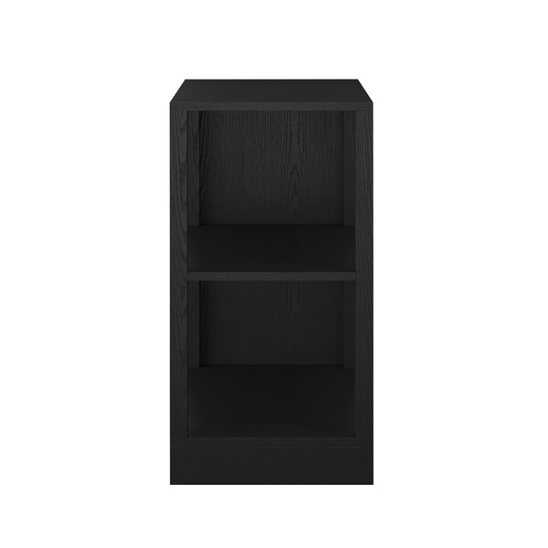 Martha Stewart Kayden Home Office Modular 2 Tier Bookshelf in Black - NAN-FY-23042-SF-BK-MS