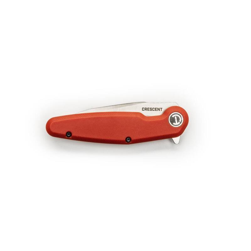 Crescent 3.5 in. Harpoon Blade Everyday Carry Pocket Knife with Rawhide Composite Handle - CPK350CR