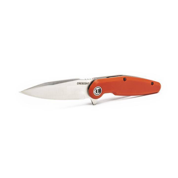 Crescent 3.5 in. Harpoon Blade Everyday Carry Pocket Knife with Rawhide Composite Handle - CPK350CR
