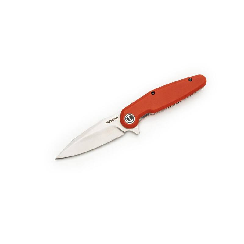 Crescent 3.5 in. Harpoon Blade Everyday Carry Pocket Knife with Rawhide Composite Handle - CPK350CR